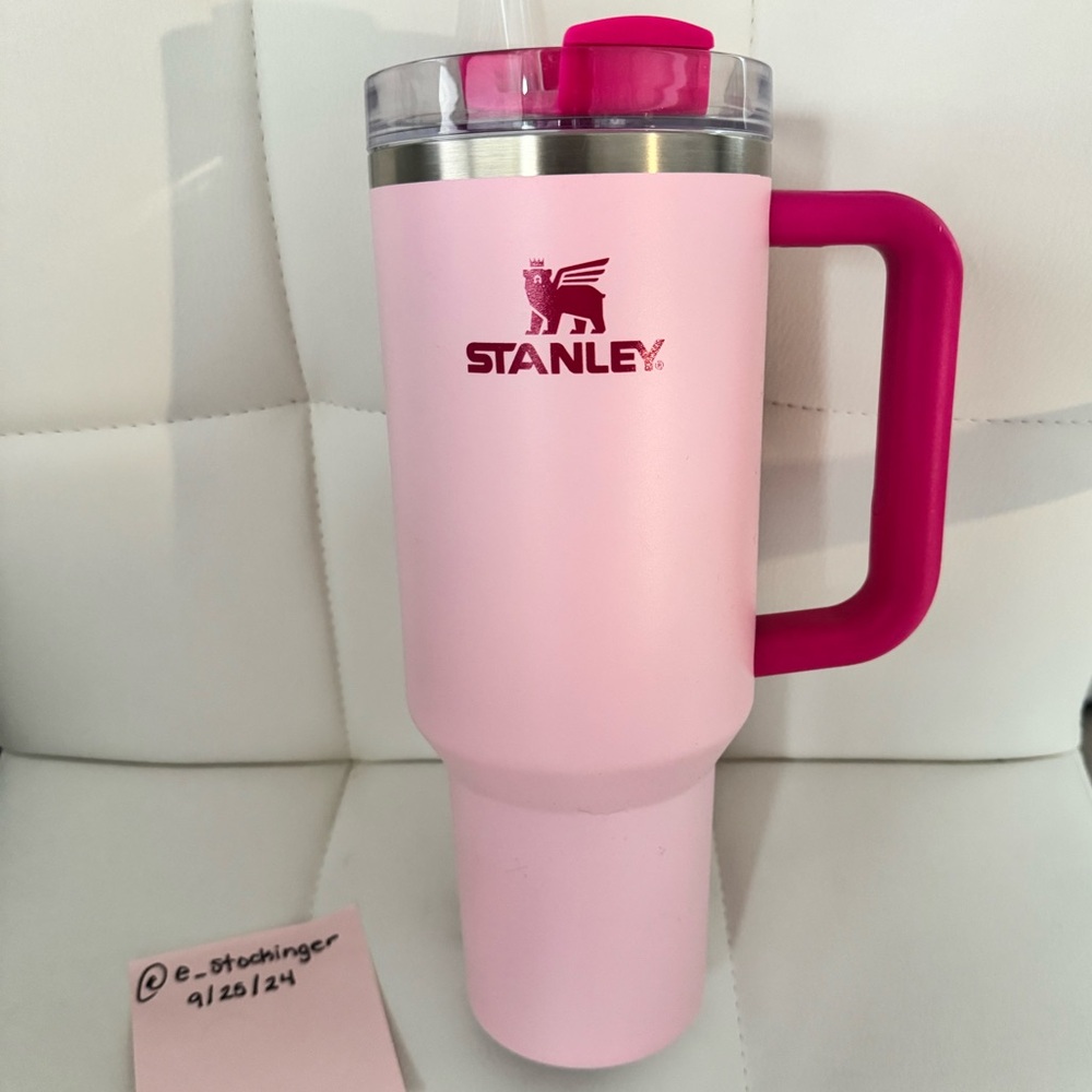 Stanley 40oz Stainless Steel H20 FlowState Tumbler Flamingo Pink Limited Edition